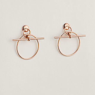 ピアス HERMES Orecchini Hermes Ex-Libris, modello piccolo Hermès Ex-Libris earrings, small model | Hermès Mainland China
